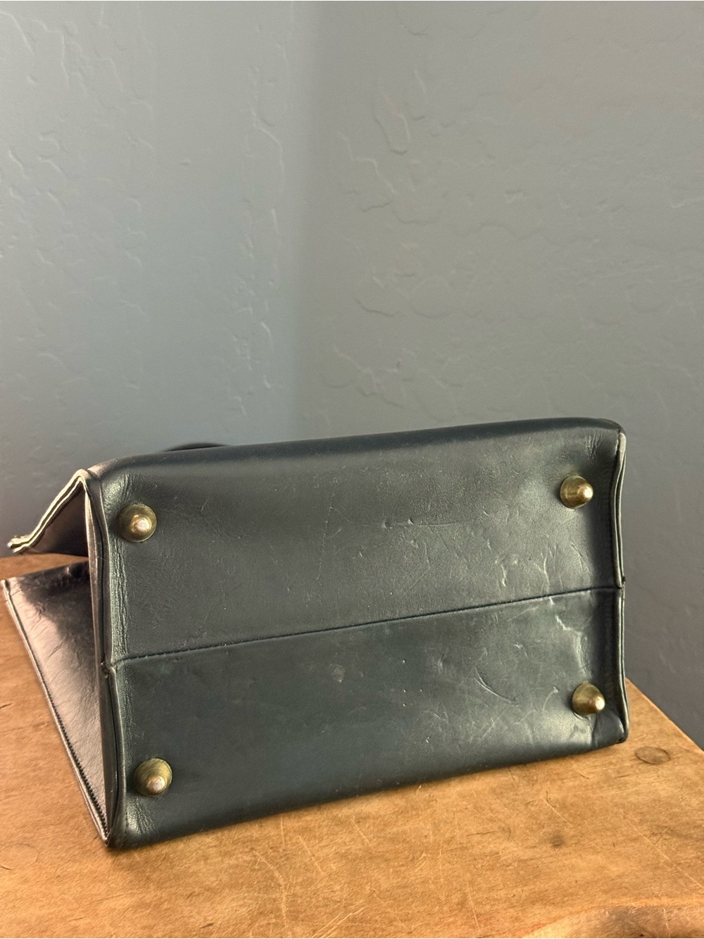 Rare Vintage Coach Bonnie Cashin Dinky Shopping Bag - Navy tote - Picture 14 of 16